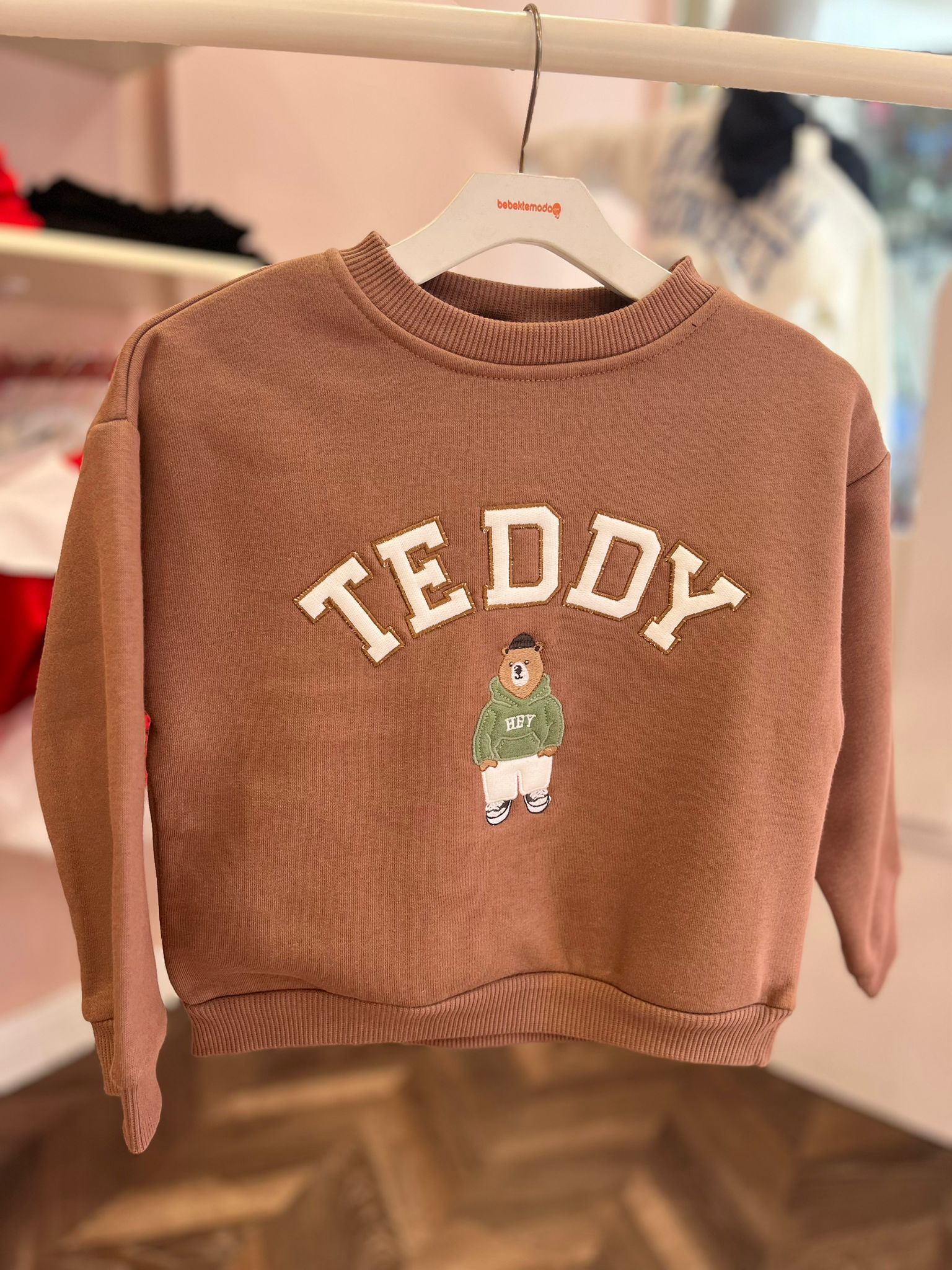 TEDDY KARAKTERLİ SEWAT Kahverengi