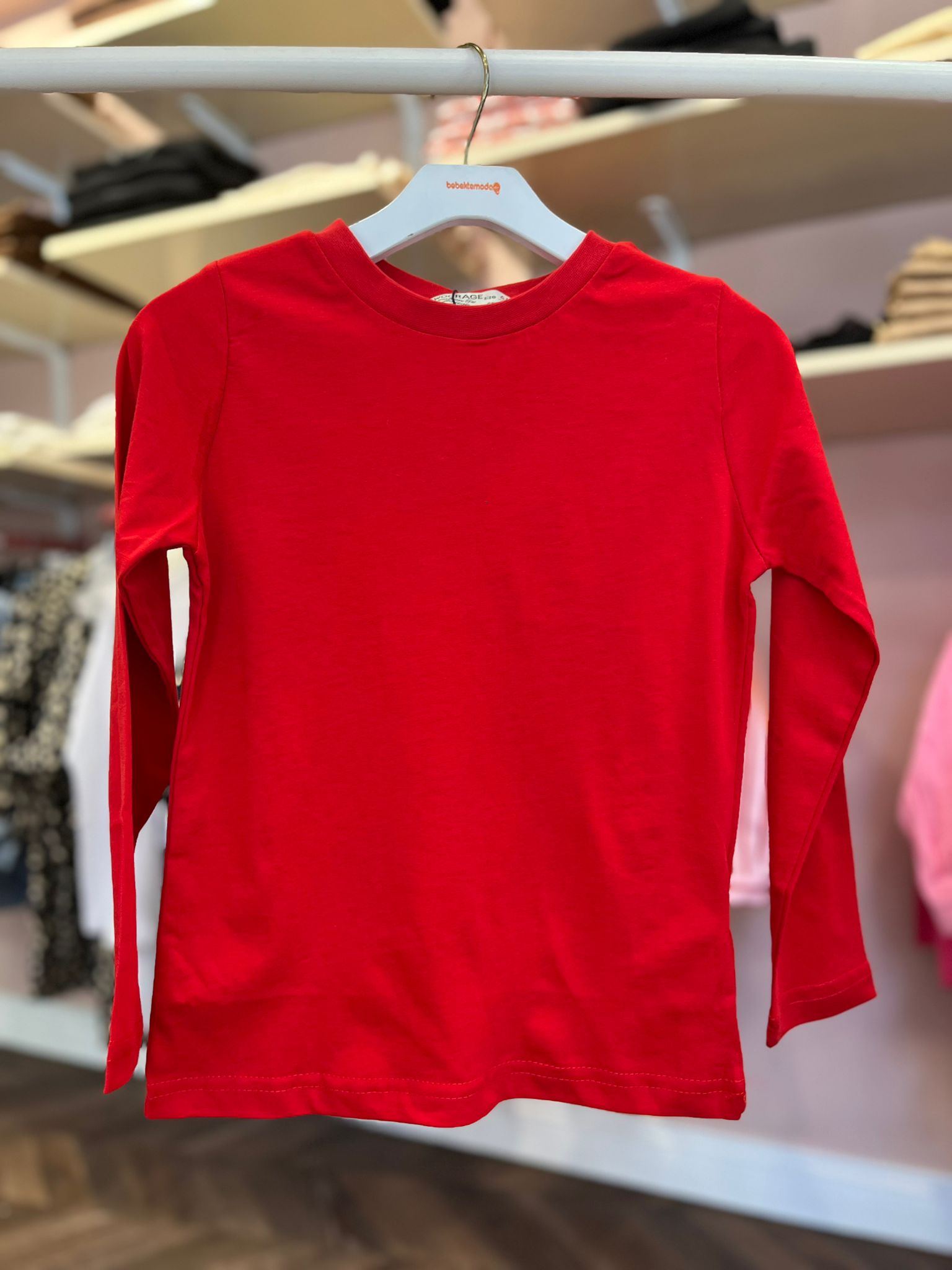 UZUN KOLLU BASİC BADİ Kırmızı