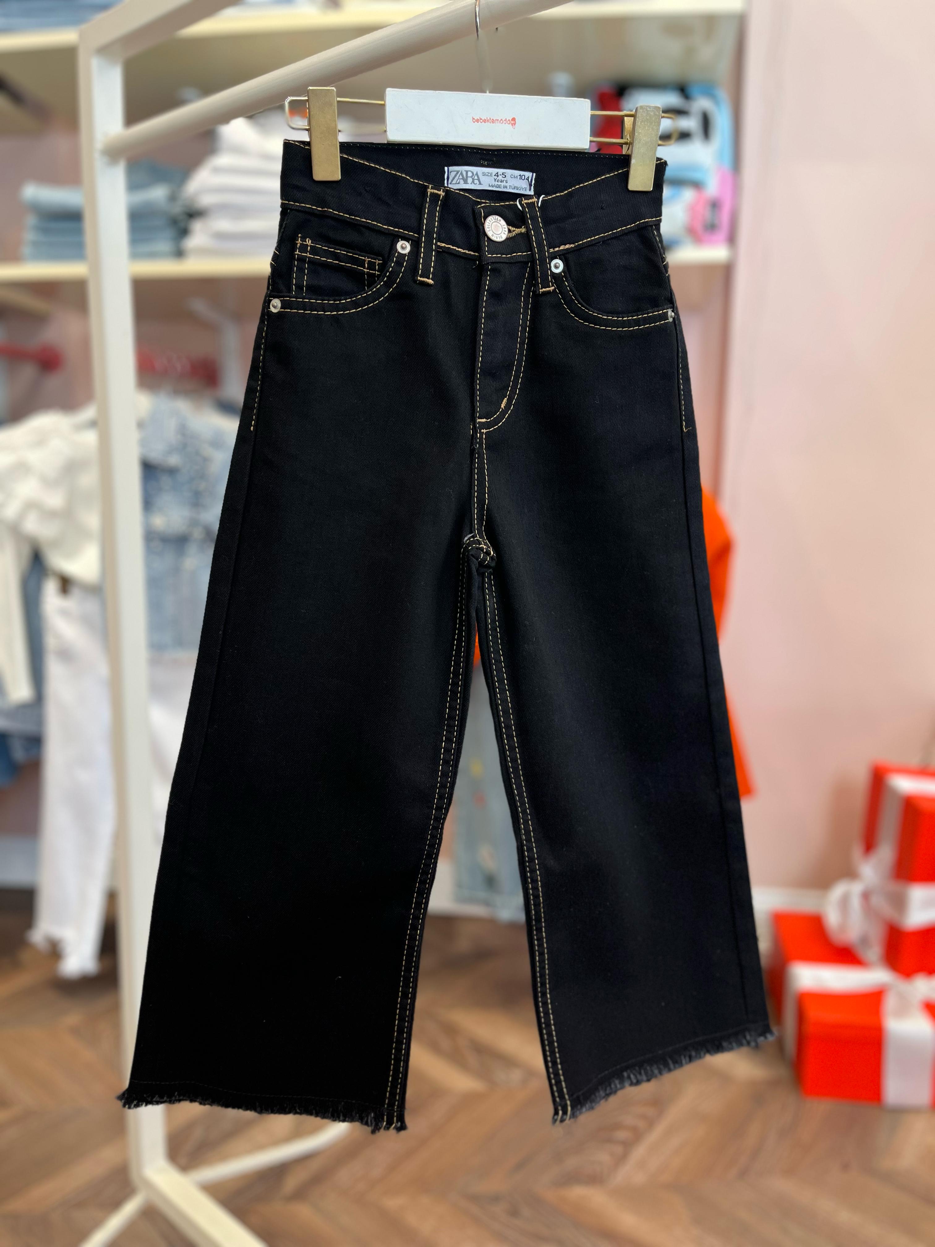 PAÇASI PÜSKÜL DETAYLI CARPENTER PANTOLON Siyah