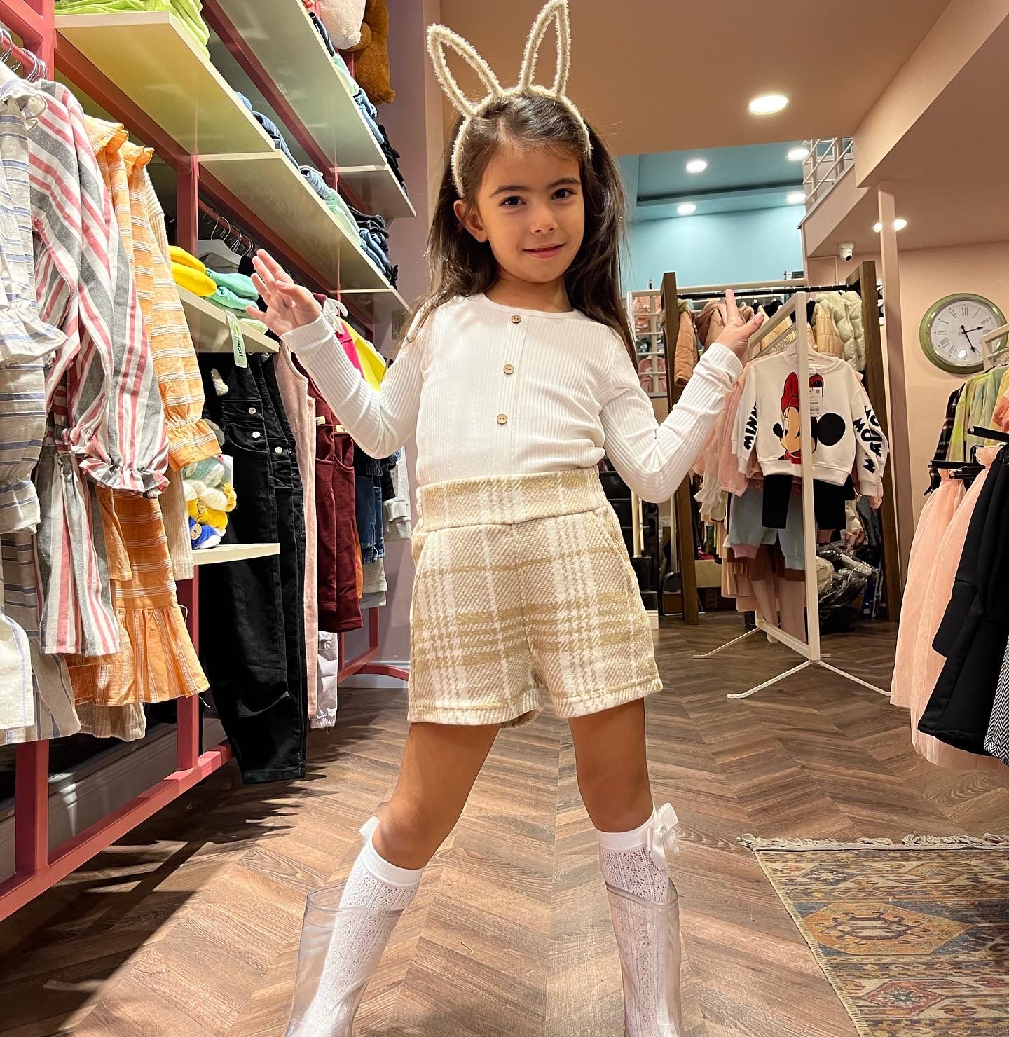 Beli Lastikli Oduncu Şort Taş