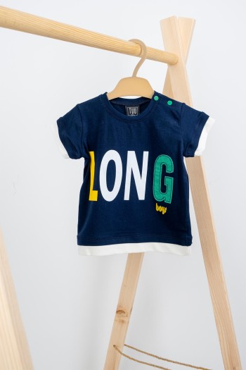 Long Boys Şortlu İkili Takım Lacivert