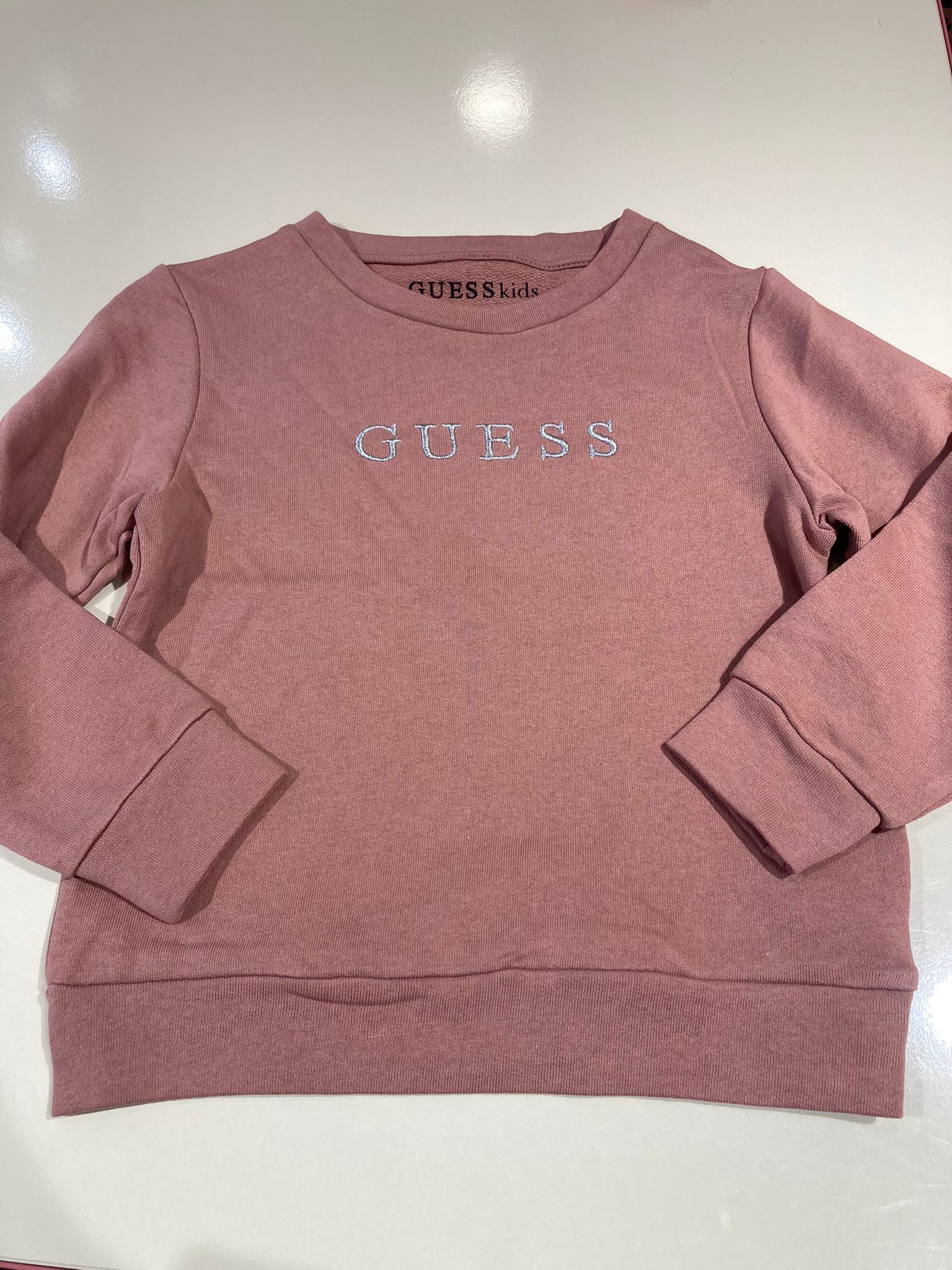 Nakış Sloganlı Sweatshirt Gül Kurusu