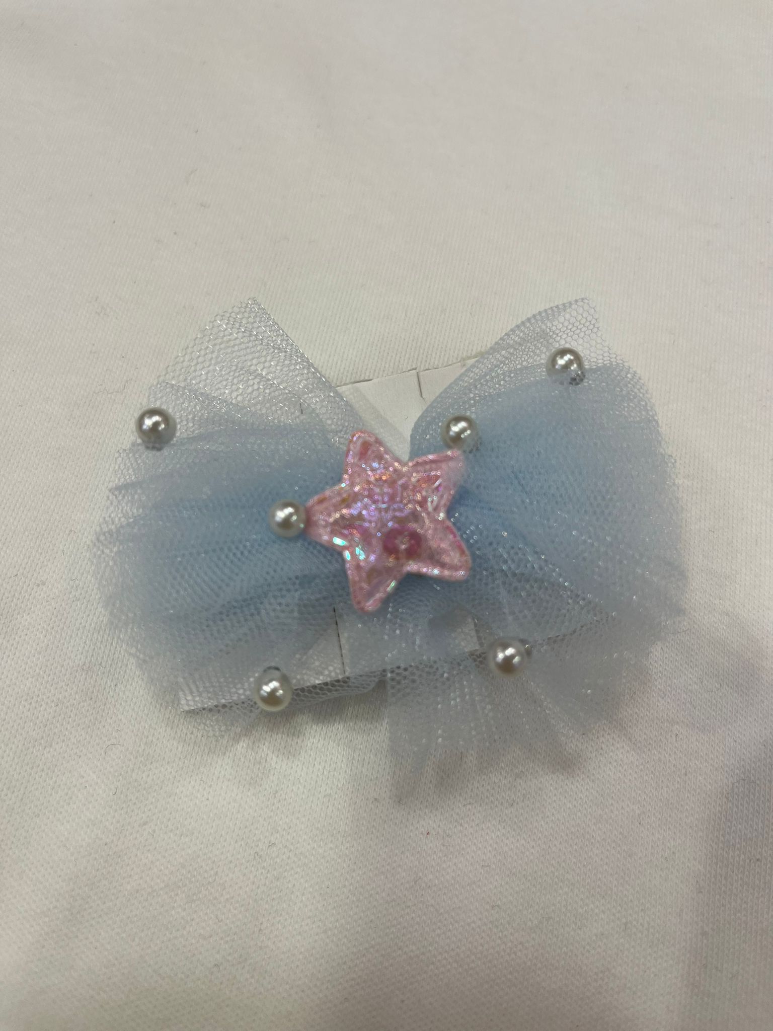 İNCİ DETAYLI KLİPS TOKA Bebe Mavi