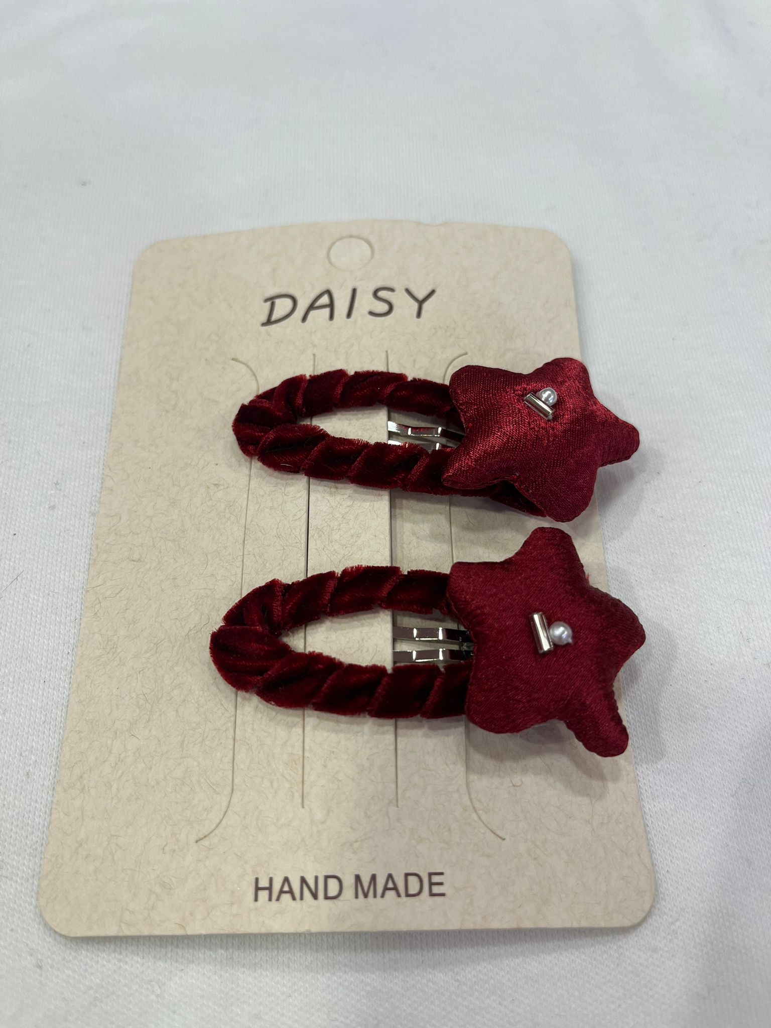 İNCİ DETAYLI ÇITÇIT TOKA Bordo