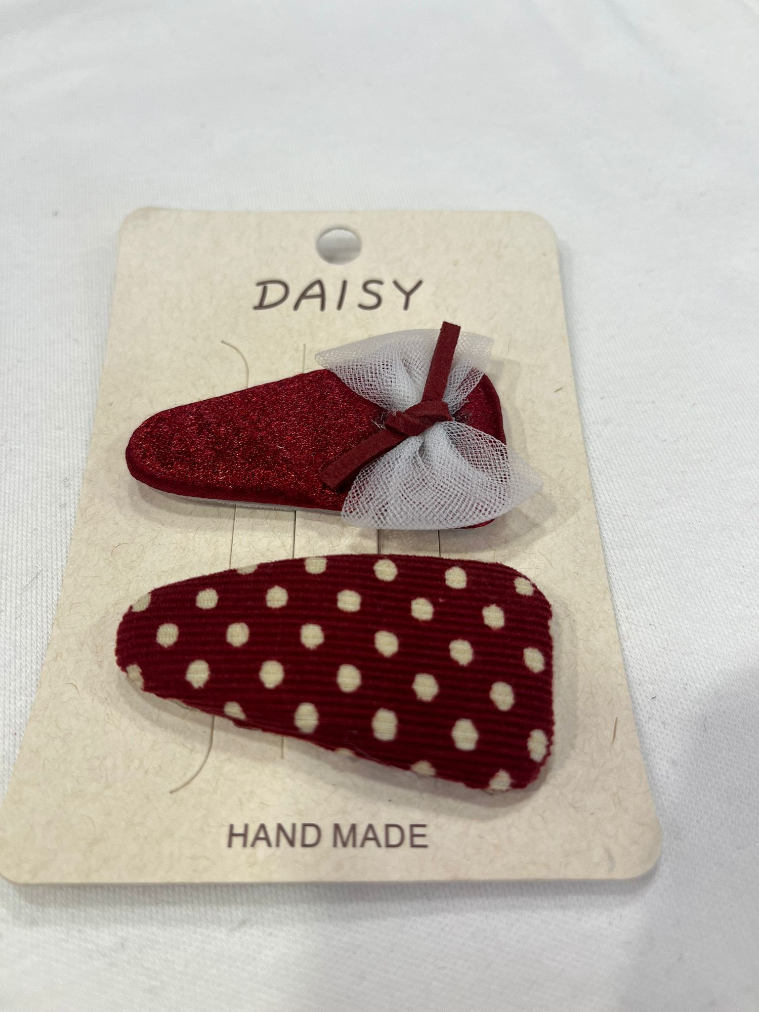 PUANTİYELİ ÇITÇIT TOKA Bordo