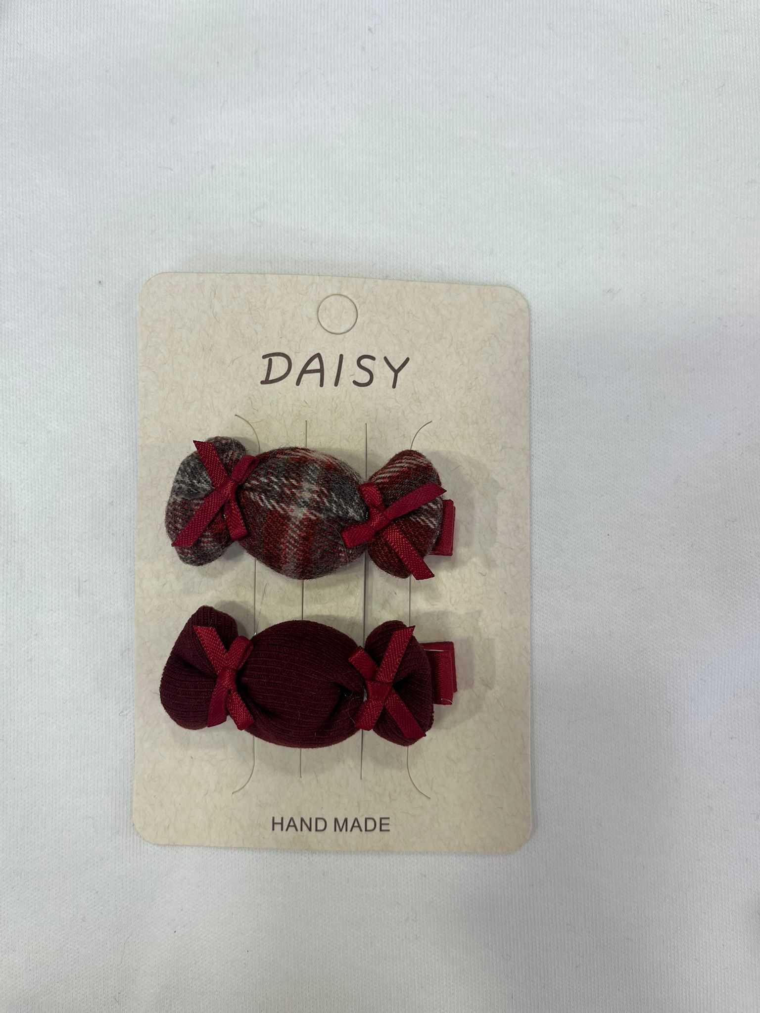 ŞEKER KLİPS TOKA Bordo