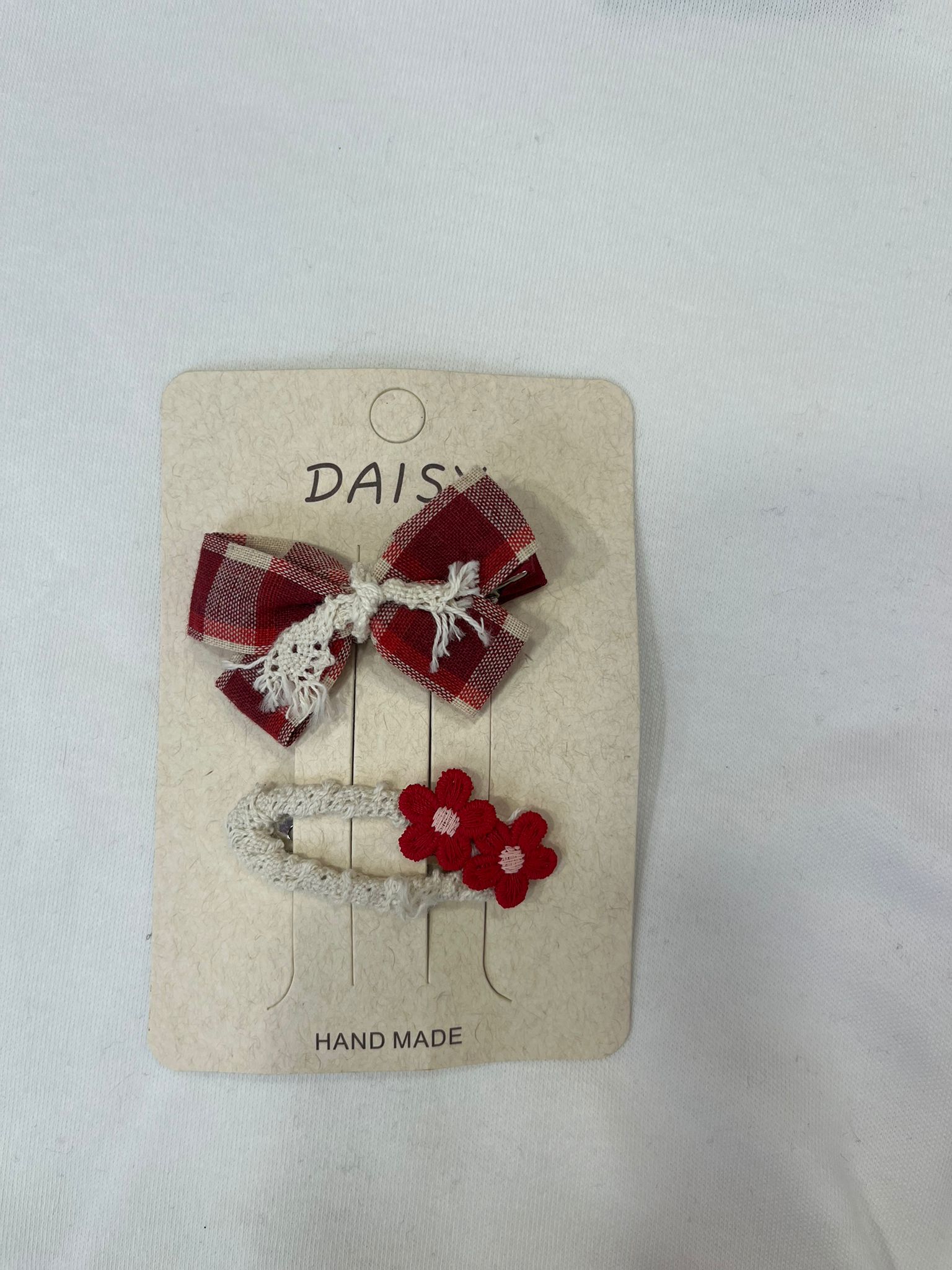 FİYONK VE ÇİÇEKLİ 2'Lİ TOKA Byz Kırmız