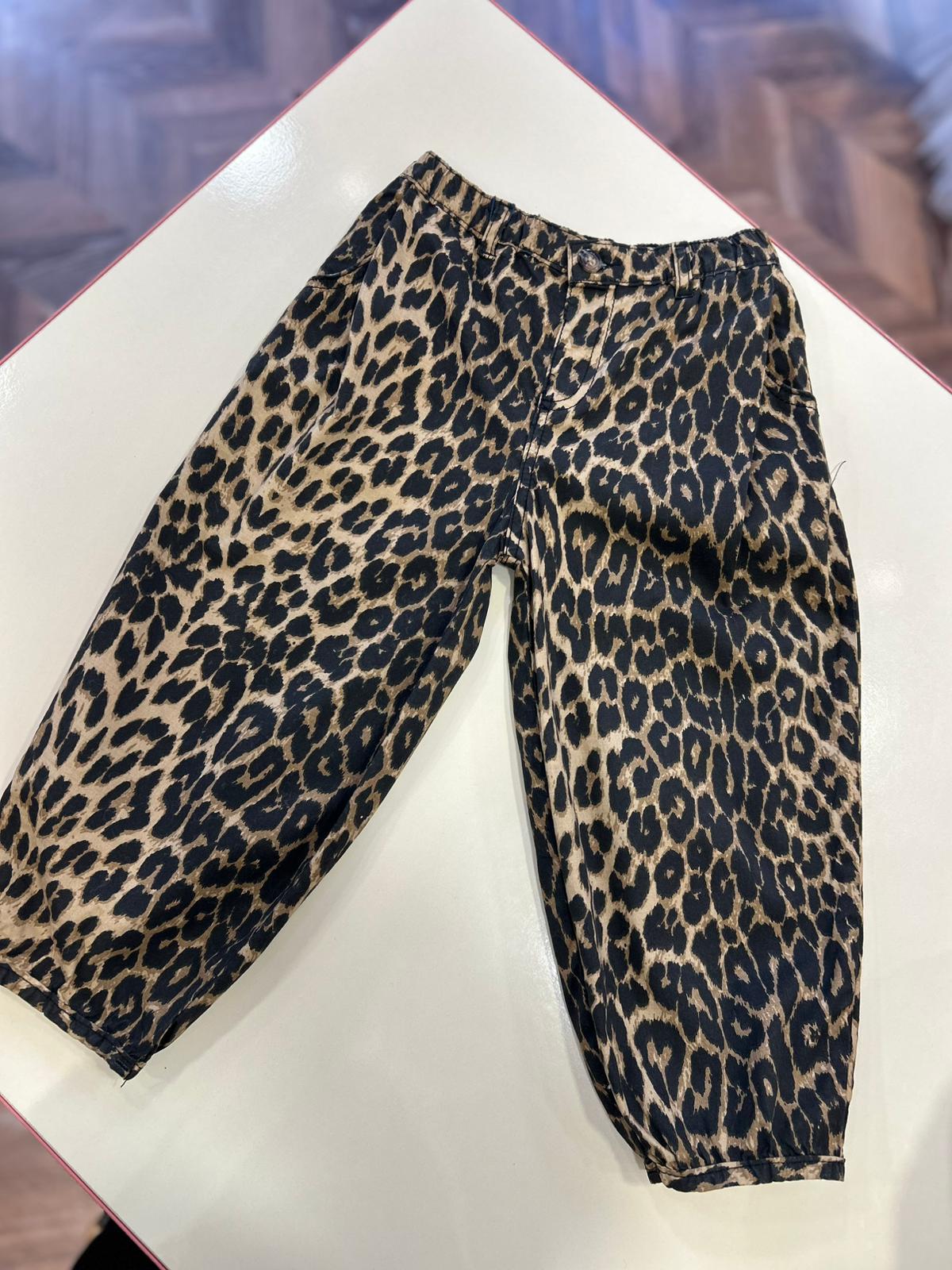LEOPAR DESENLİ BALON PANTOLON Çok Renkli