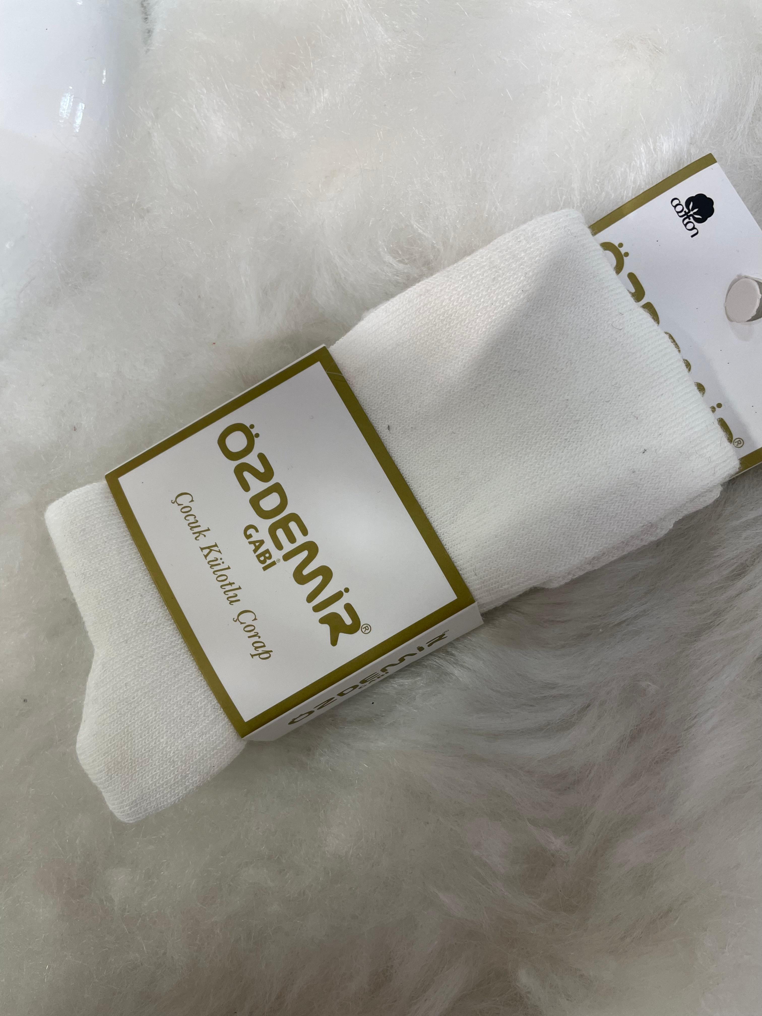 OPAK DÜZ KÜLOTLU ÇORAP Ekru