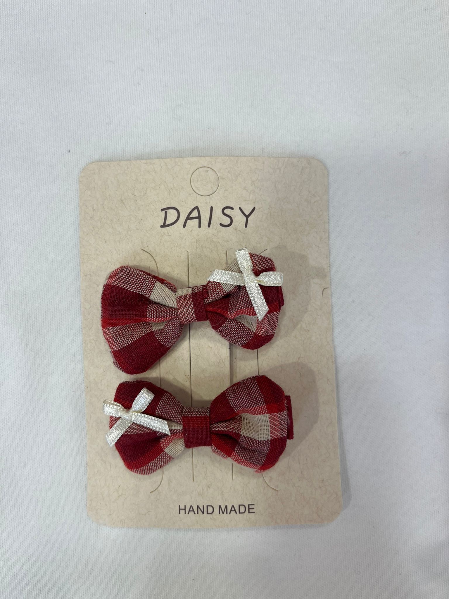 FİYONKLU EKOSE KLİPS TOKA Kırmızı