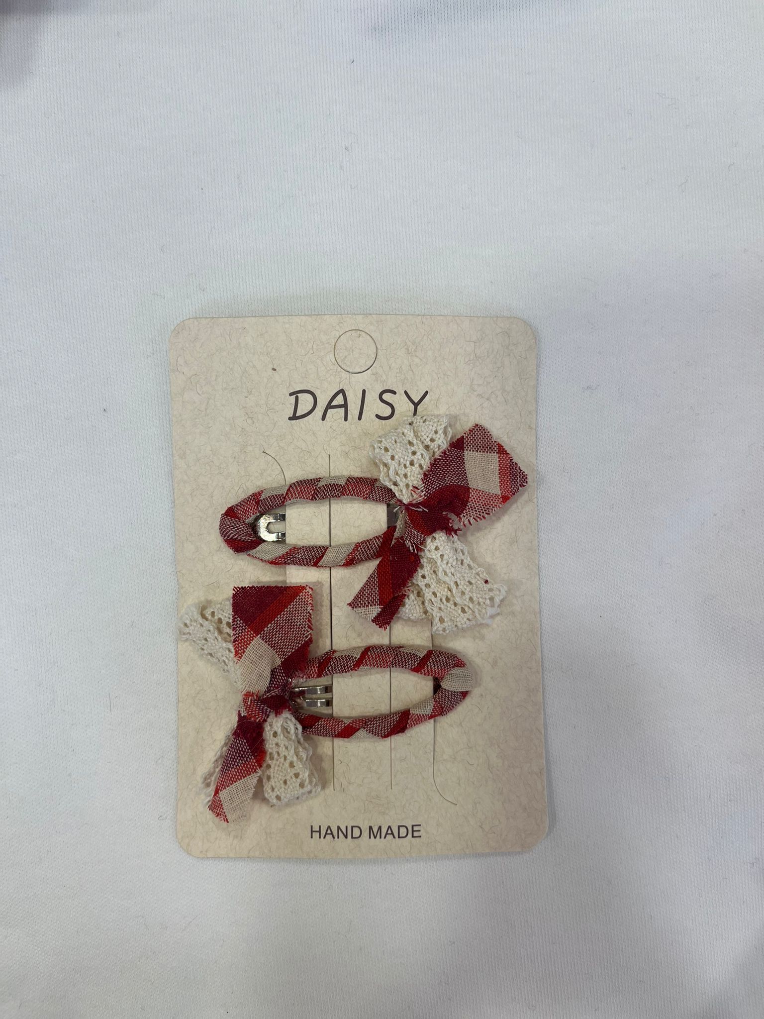 GÜPÜR DETAYLI EKOSE ÇITÇIT TOKA Kırmızı