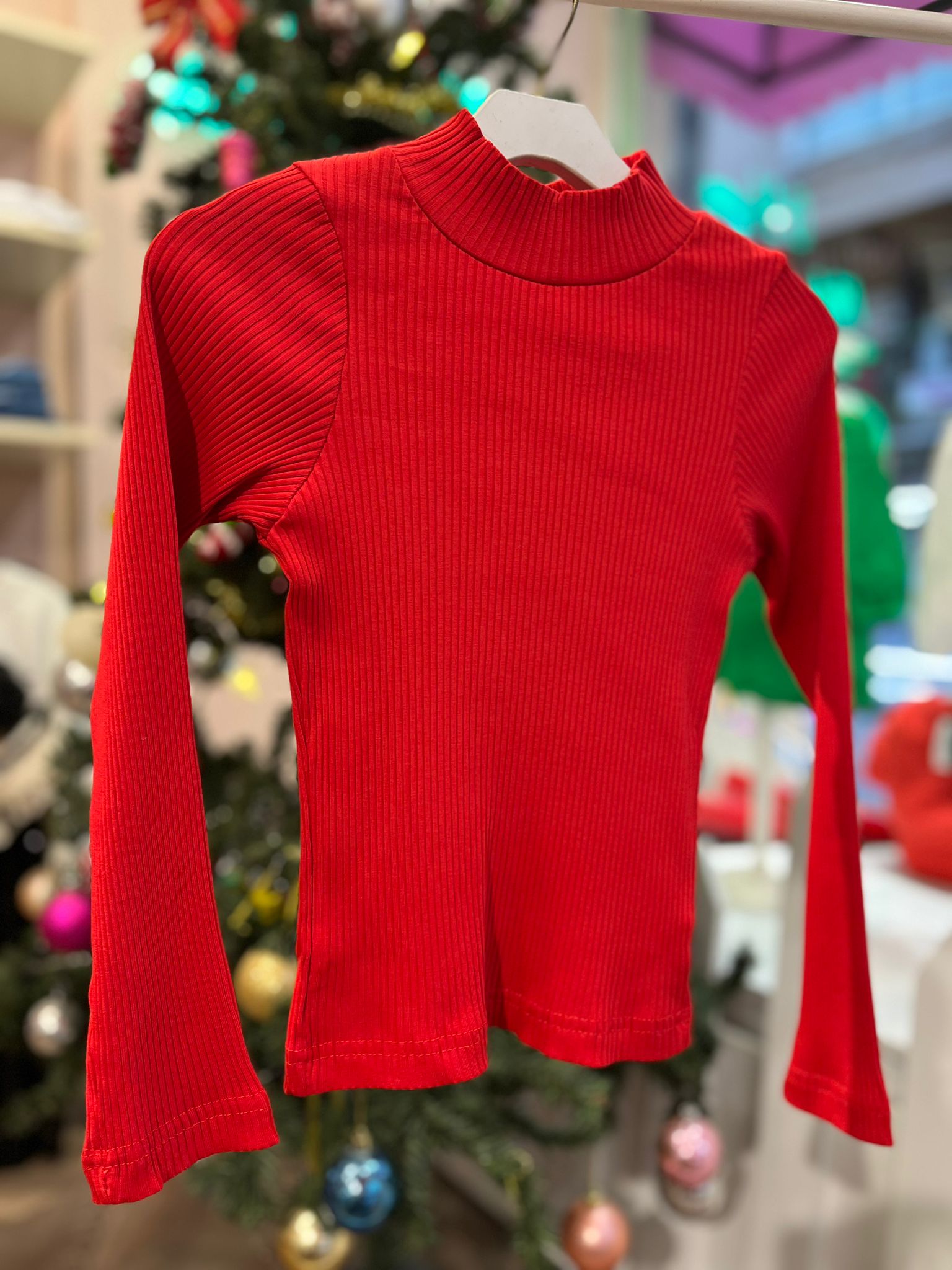 YARIM BALIKÇI KAŞKORSE BLUZ Kırmızı