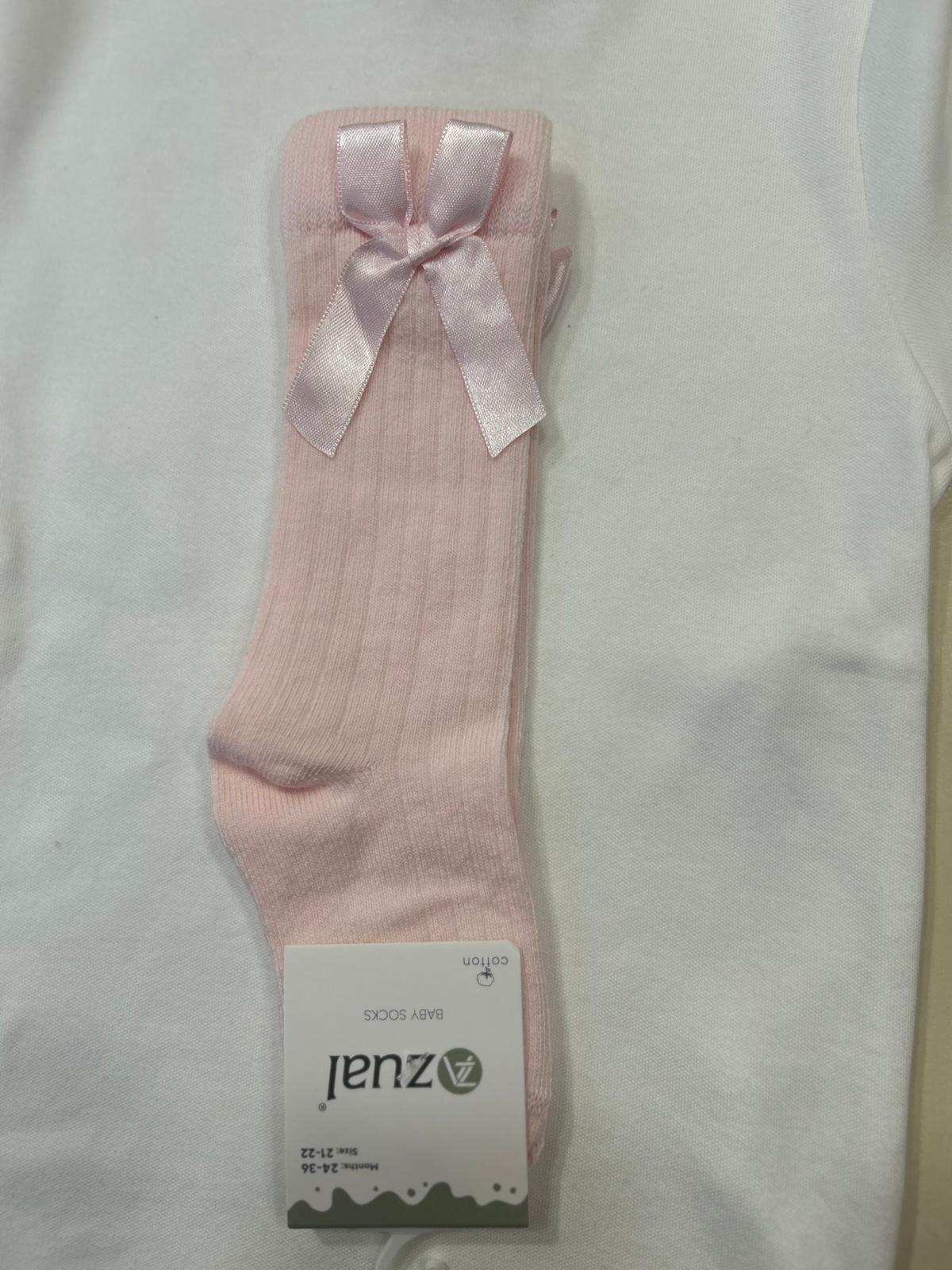 MİNİ FİYONKLU DİZALTI ÇORAP Pudra