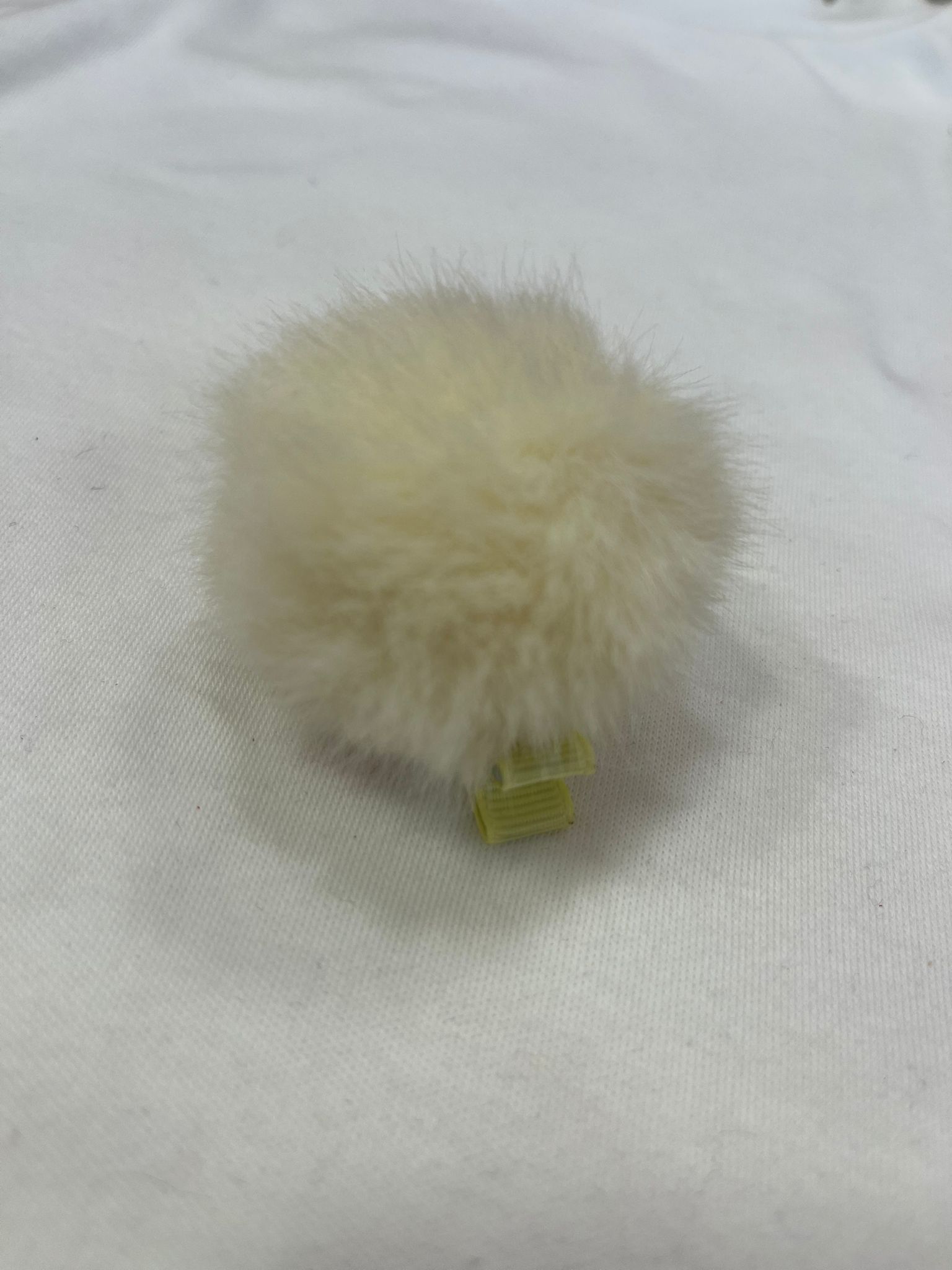 PELUŞ PONPON KLİPS TOKA Sarı