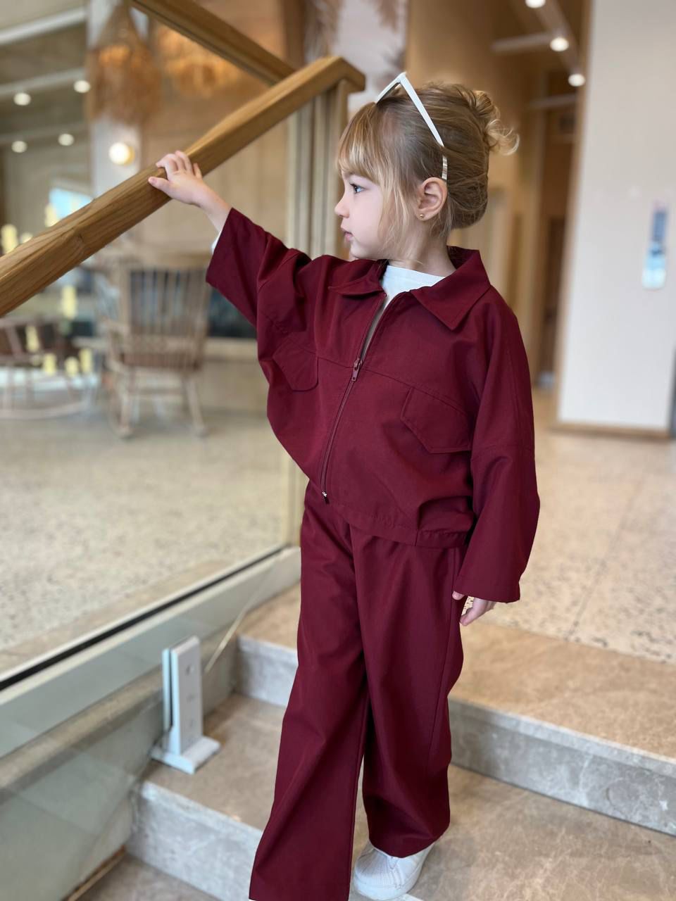 FERMUARLI CEKETLİ TAKIM Bordo