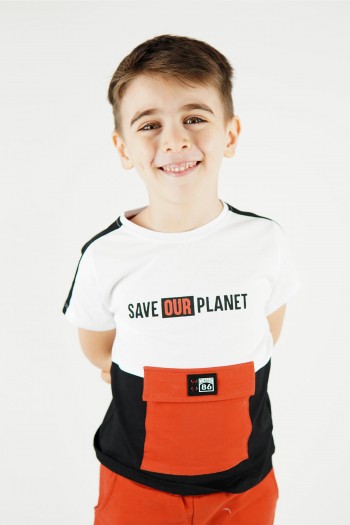 Kiremit Save Our Planet Şortlu İkili Takım