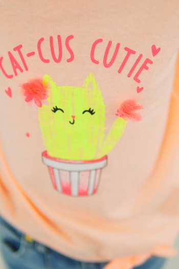 Yavruağzı Cat-Cus Cutie Tişört